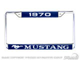 1970 Mustang Yaer Dated License Plate Frame ACC-LPF-70