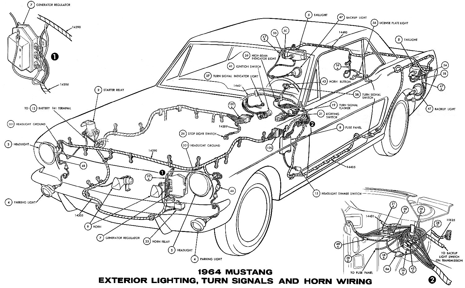 Wiring coming out of the steering column - Vintage Mustang Forums