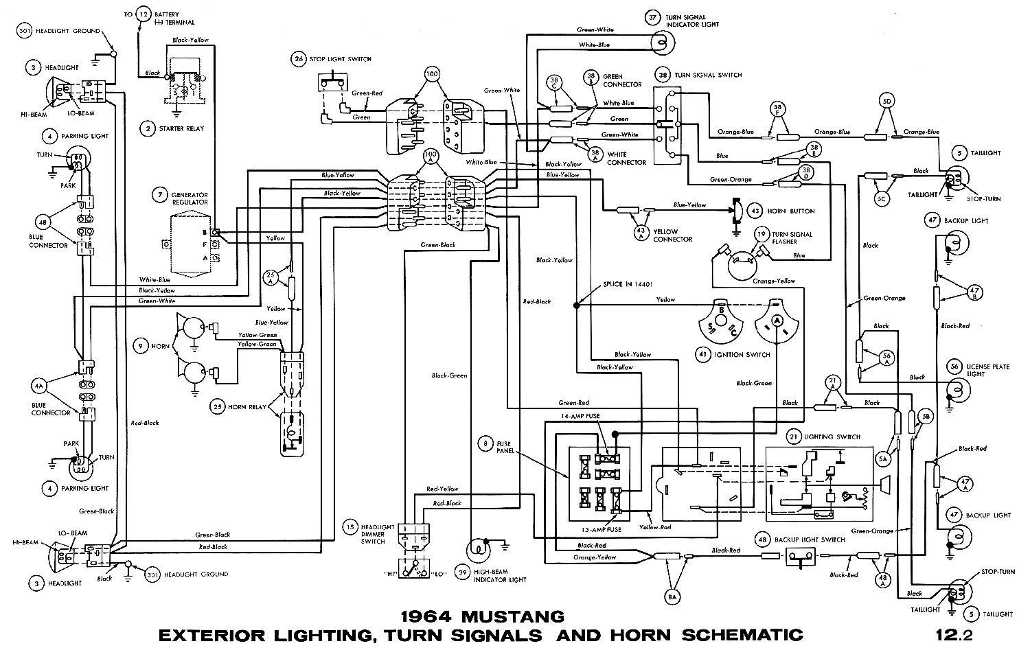 1964 5 Fuse Blowing To Parking Lights