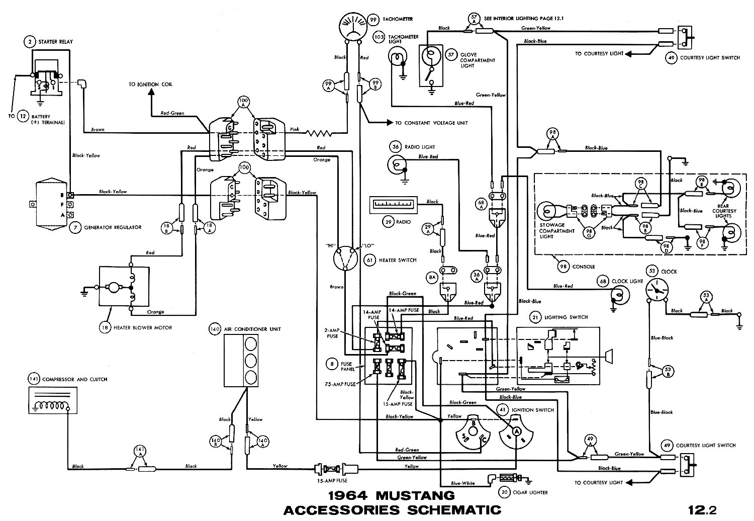 1964 Mustang Wiring Diagrams