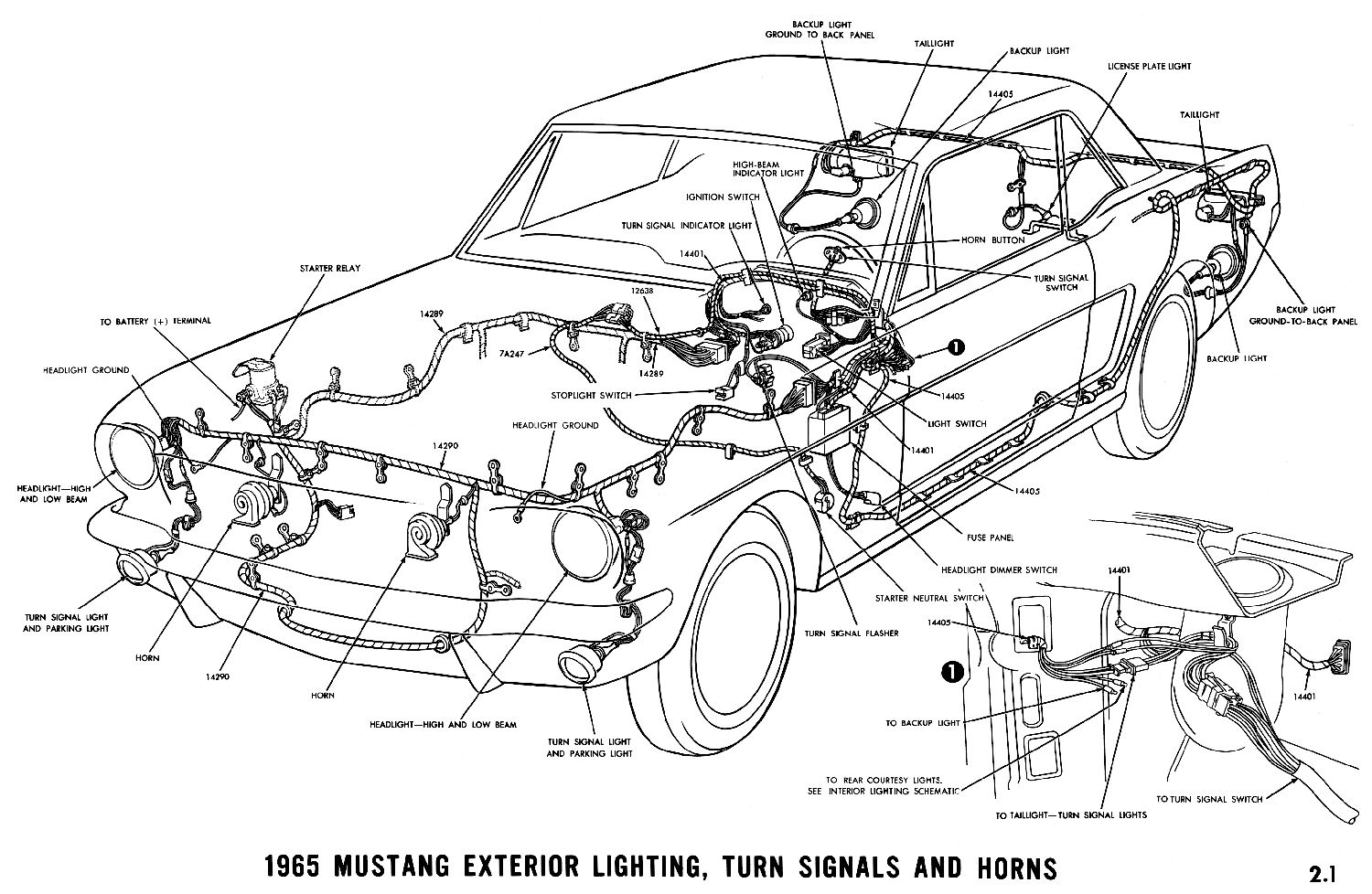 No Brake Lights Or Indicators   65 Mustang