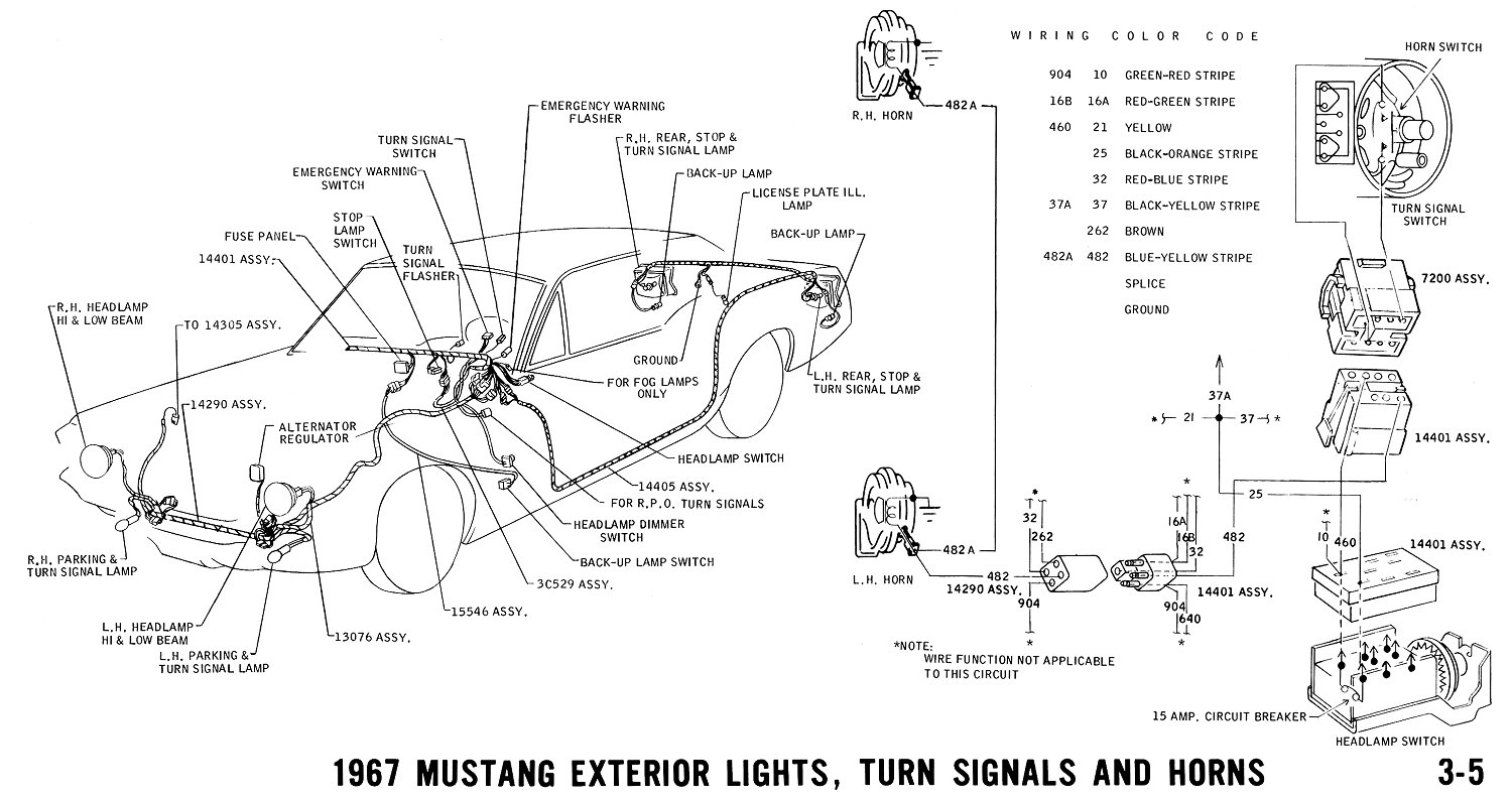 1967 Mustang Wiring and Vacuum Diagrams - Average Joe Restoration