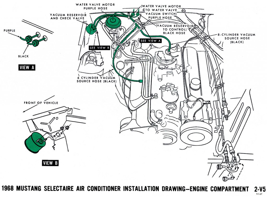 1968 Mustang Wiring Diagrams and Vacuum Schematics - Average Joe