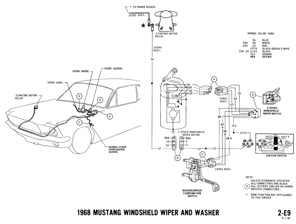 1967 Mustang Wiring And Vacuum Diagrams Average Joe