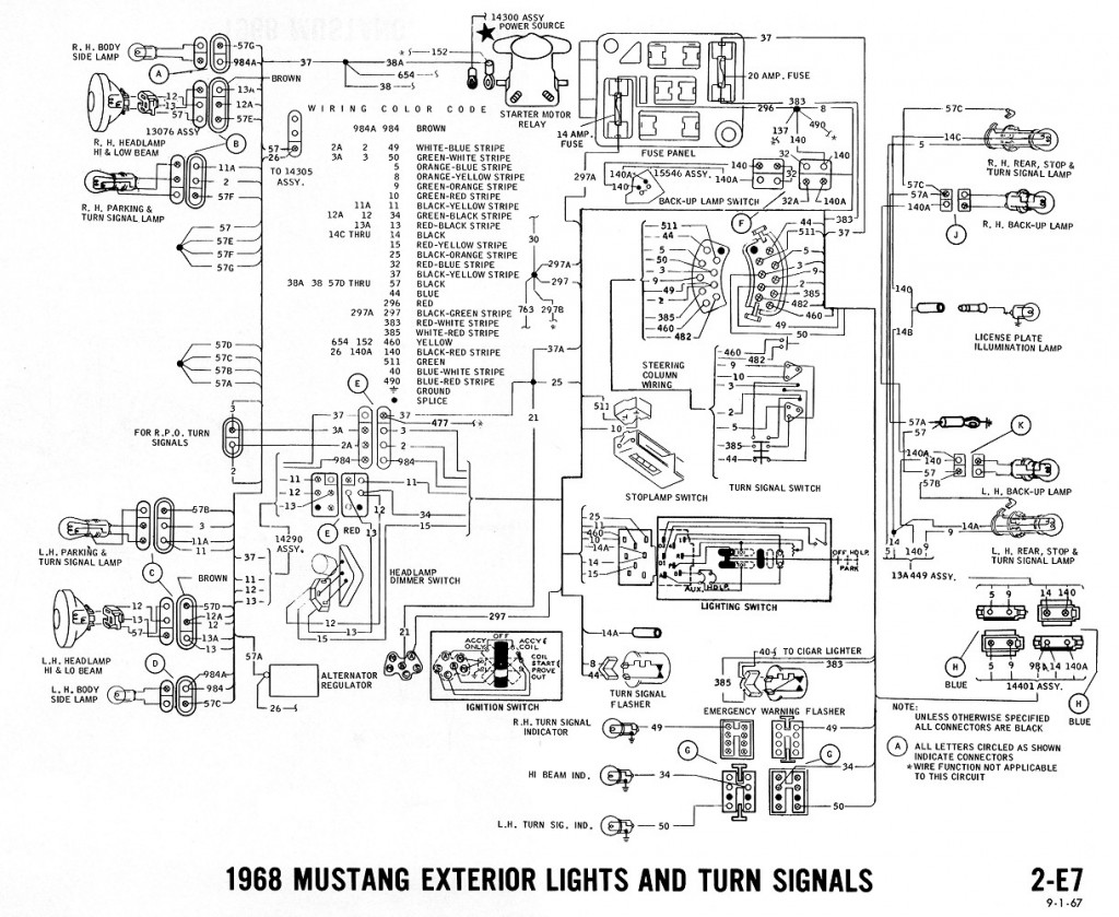 Download 1966 Mustangplete Wiring Diagram Nedladdning Wiring